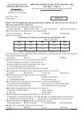 Đề thi Giữa kì 2 Địa lí 11 năm 2025-2026 trường THPT Duy Tân (Quảng Ngãi)